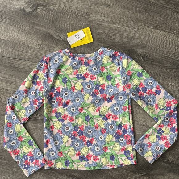 NWT GAP Girls' Floral Rashguard Swim Set - Size 10 - Picture 4 of 9